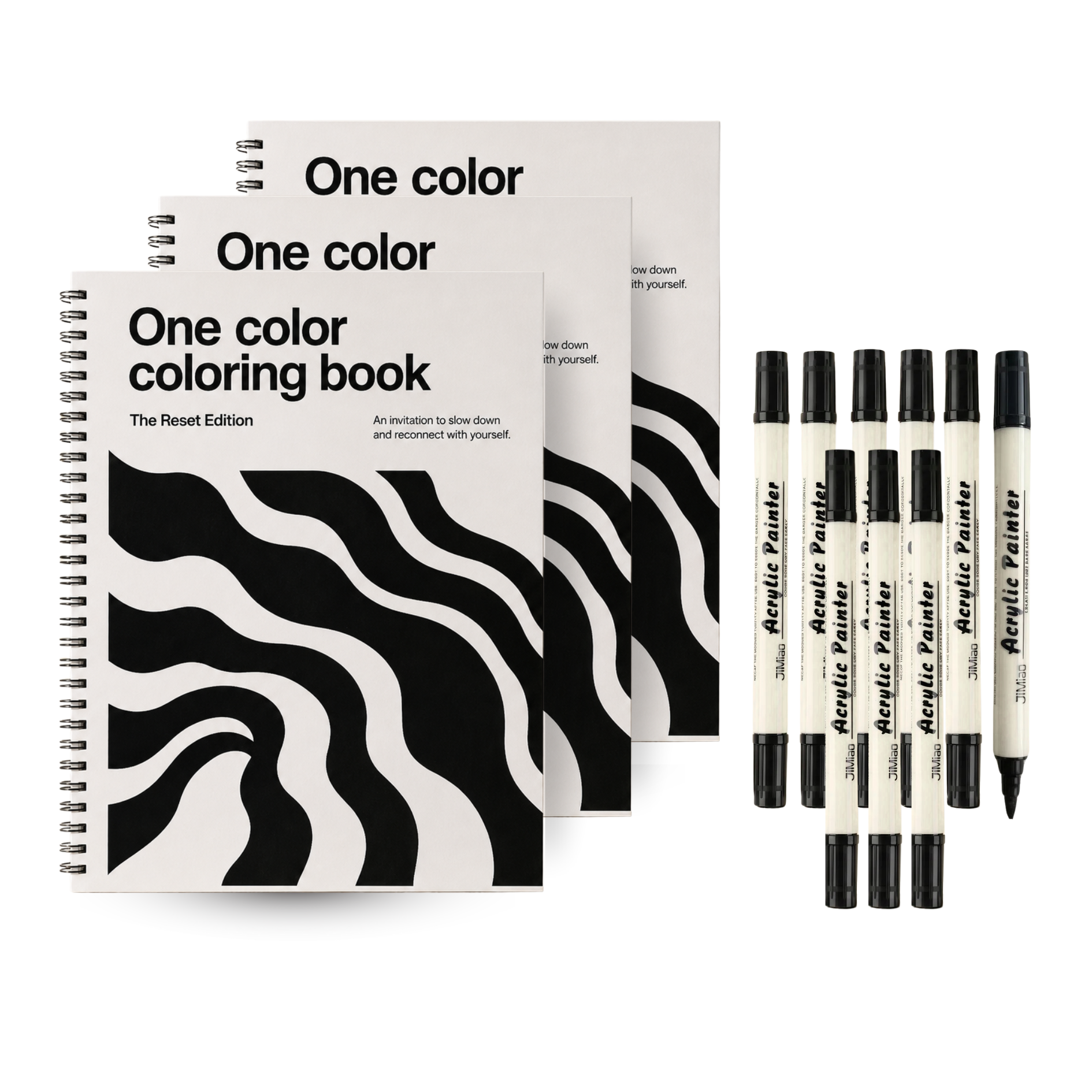 3 Books + 9 pens