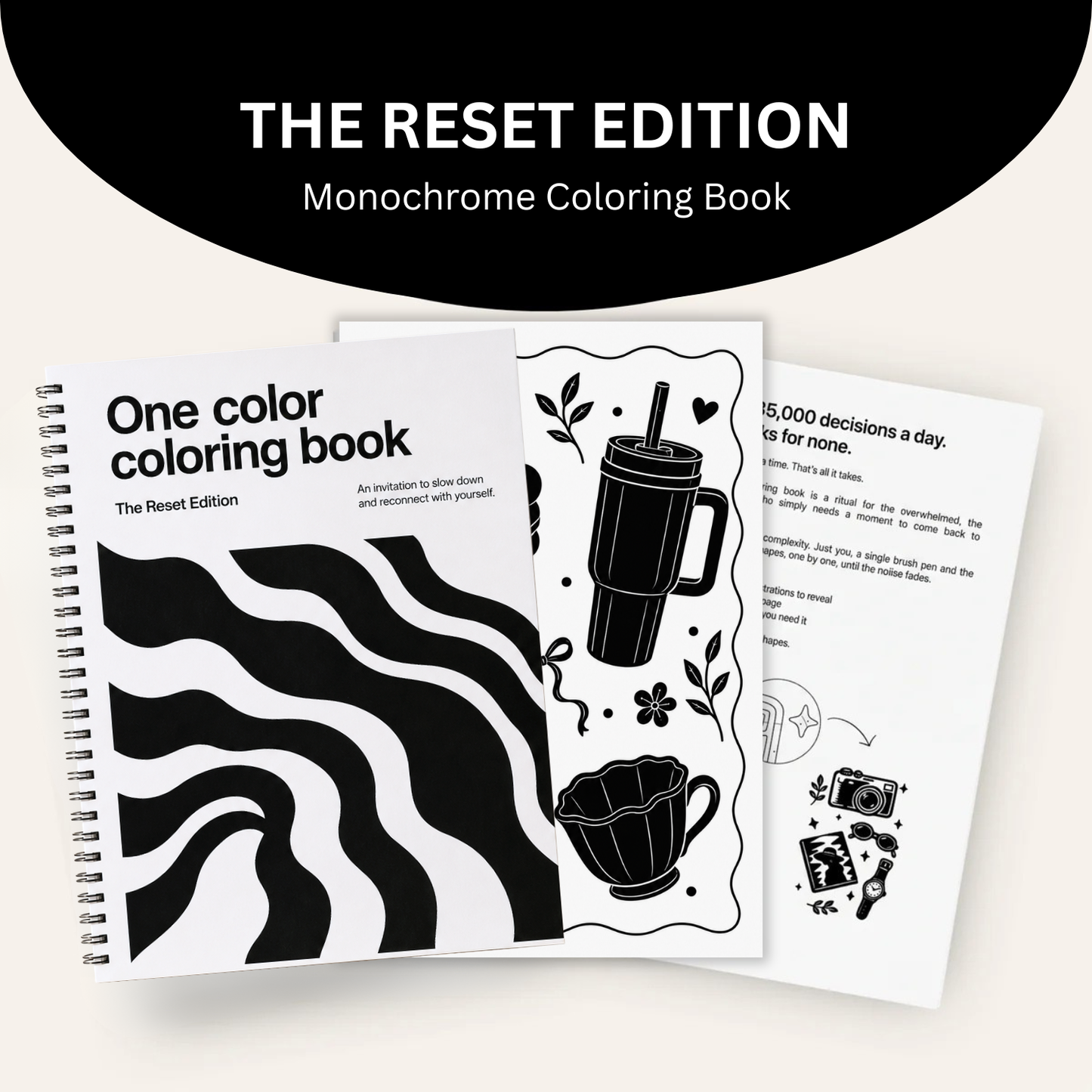 One Color Coloring Book - The Reset Edition®