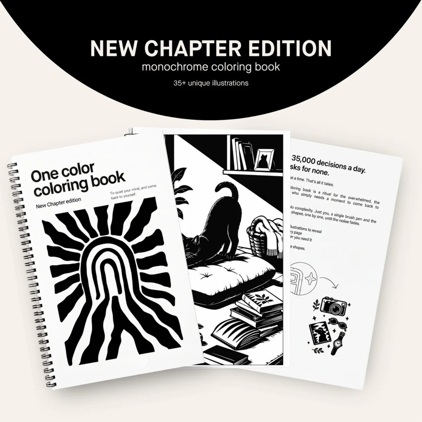 One Color Coloring Book - New Chapter Edition®